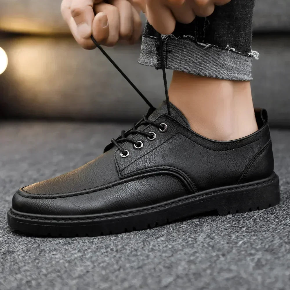 British Style Men Shoes Quality Comfortable Social Dress Shoe Chaussure Hommes