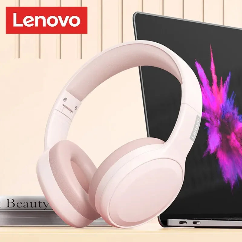 Lenovo TH30 Wireless Bluetooth 5.3 Headphone Sport With Mic Music Headset Foldable Low Latency Gaming Earphone For Xiaomi