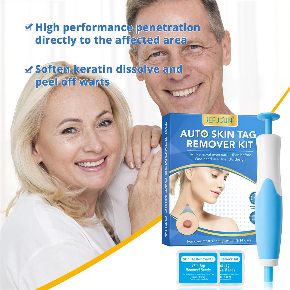 2 IN 1 Auto Micro Skin Tag Remover Device Standard And Micro Skin Tag Removal Kit Adult Mole Wart Remover Face Care Beauty Tools