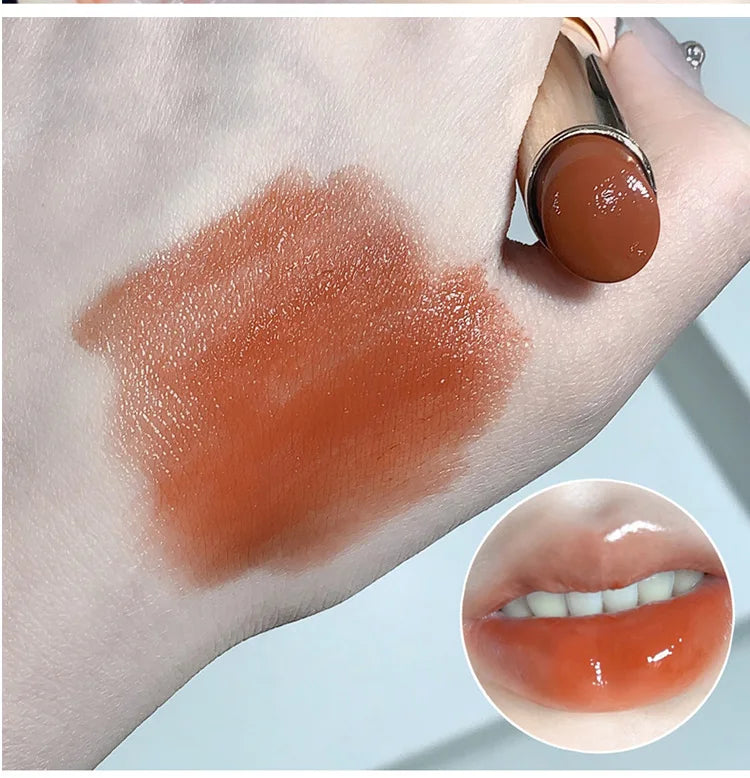 Silky Glossy Lipstick Gege Bear Pump Lips Moisture Water Bomb Comfortable Ultra Sheen Non-Stick Cup Lip Balm