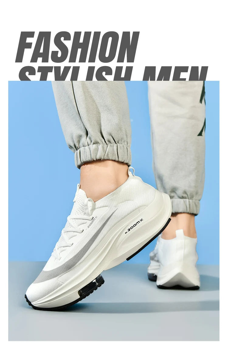 Outdoor Marathon Couple Sneaker Height Increasing Running Shoes for Men Original Soft Walking Tenis Boys Girls Sport Footwear 46