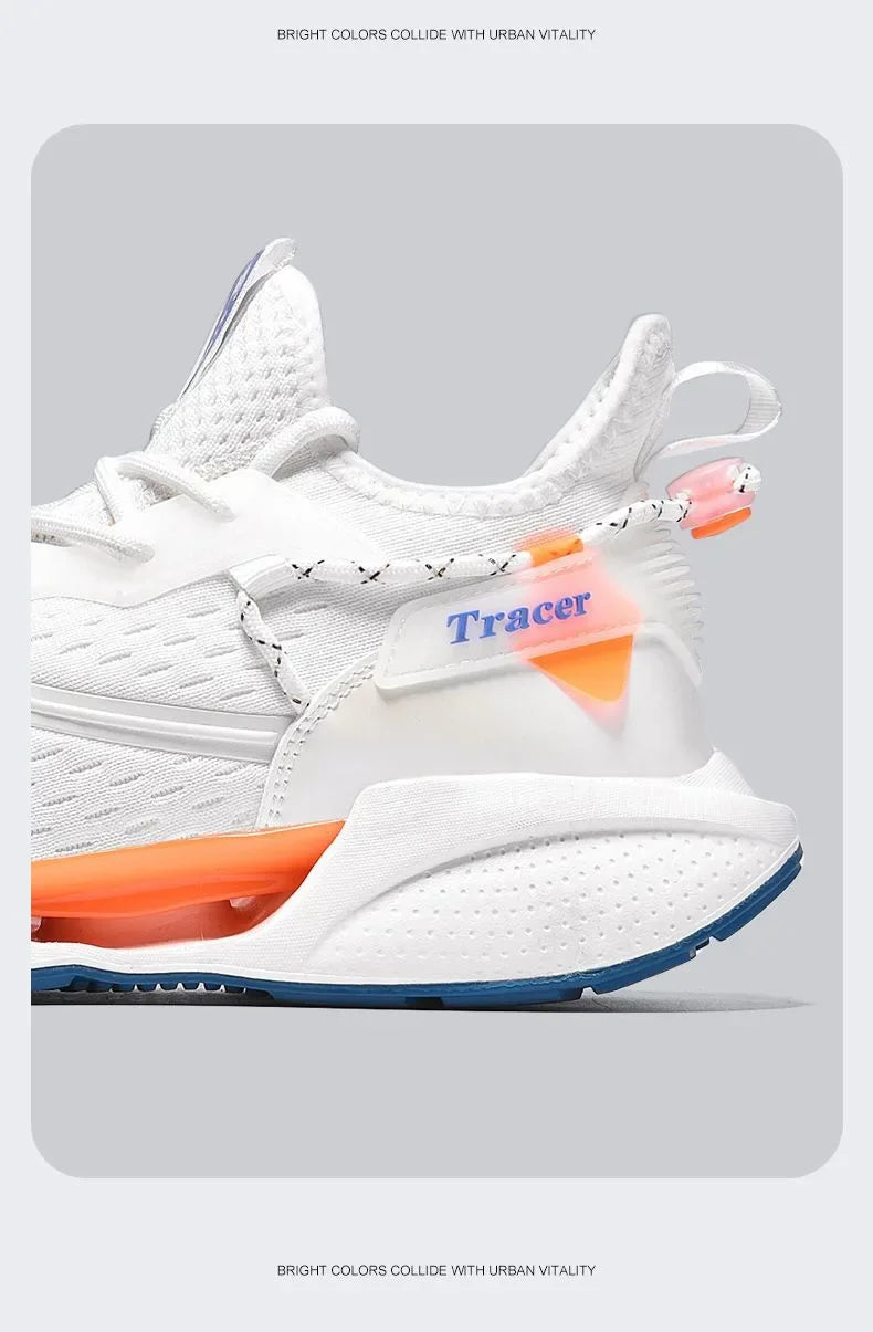 Men Casual Sneakers Running Shoes Fashion Outdoor Sneaker Fashion Sports Shoes Mesh Breathable Cushioning Basketball Footwear