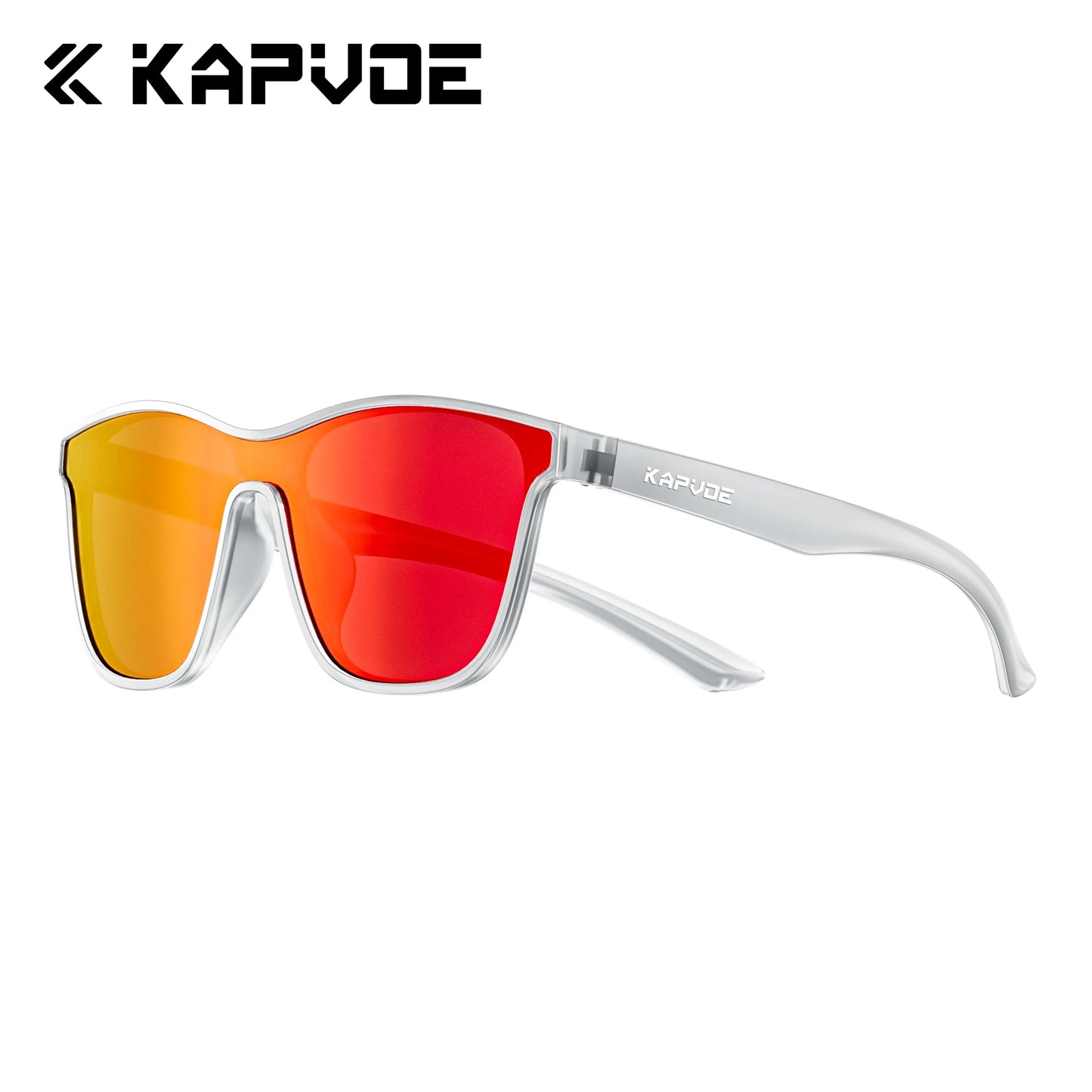 Kapvoe Polarized Outdoor Road Marathon Sports Cycling Glasses Men Women Riding Cycling Sunglasses UV400 Cycling Running Goggles