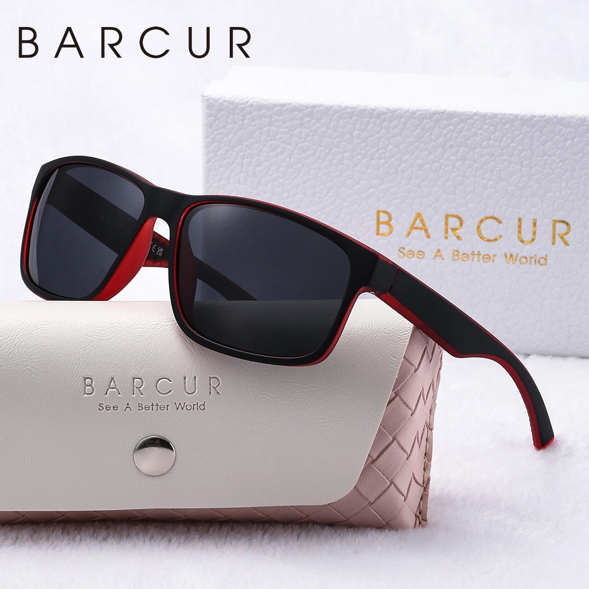BARCUR Sports Fashion Women Sunglasses Durable PC Frame Cycling Outdoor Sports UVA*B Polarized Sunglasses Clothing Accessories