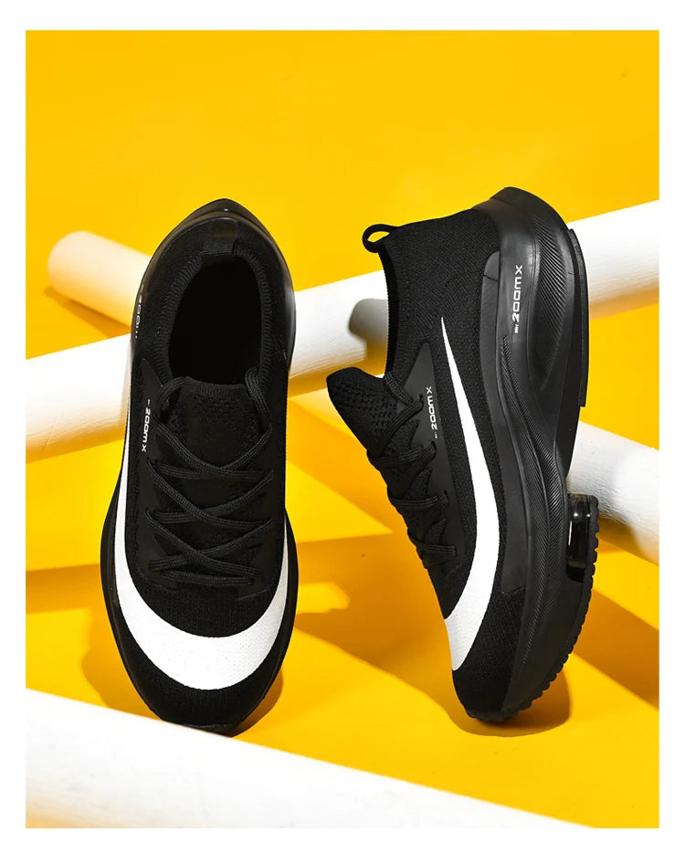 Outdoor Marathon Couple Sneaker Height Increasing Running Shoes for Men Original Soft Walking Tenis Boys Girls Sport Footwear 46