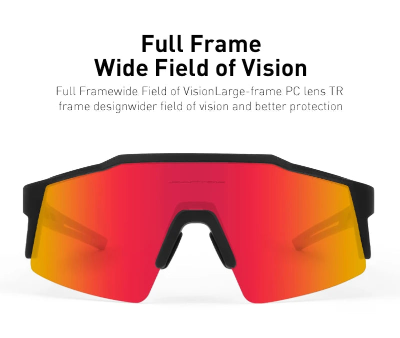 Kapvoe Road Driving Bike Sports Cycling Glasses Running Sunglasses Outdoor Men Woman Bicycle Cycling Mountain UV400 Goggles