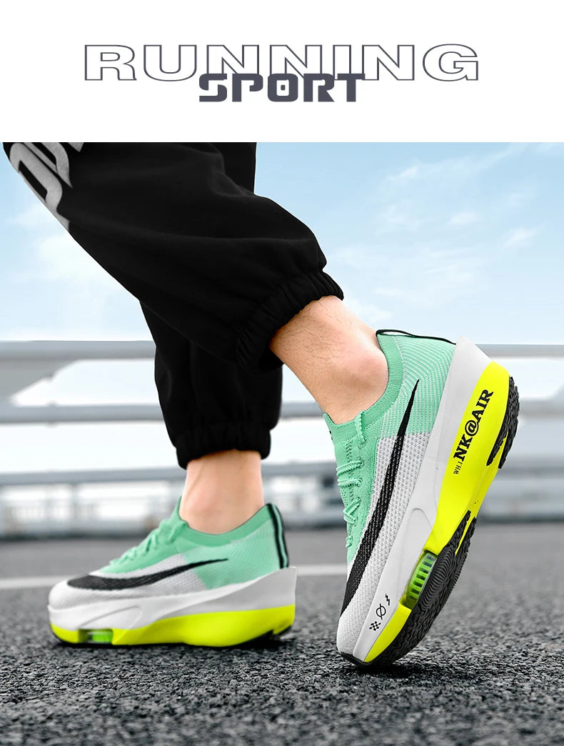 Running Shoes Speciality Air cushion Marathon Men Sports Breathable Lightweight Women's Comfortable Athletic Nonskid Sneakers