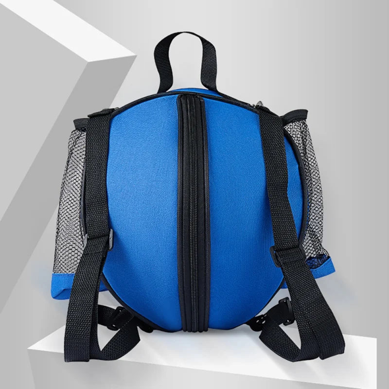 1PC Adjustable Shoulder Strap 2 Side Mesh Pockets Basketball Bag Sports Ball Bag Soccer Shoulder Bag Holder Carrier
