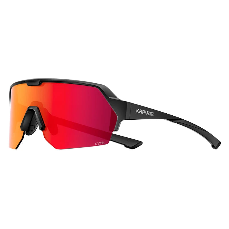 KAPVOE Outdoor Cycling Sunglasses Men MTB Glasses Bike Cycling UV400 Eyewear Women Bicycle New Mountain Sports Hiking Eyewear