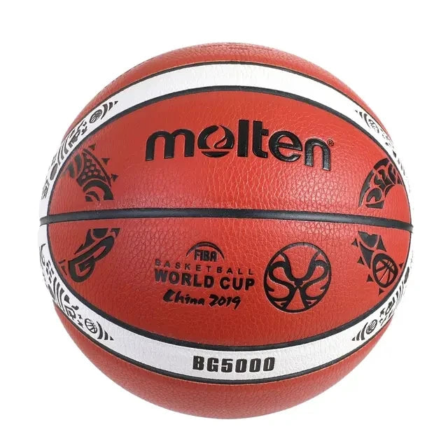 Molten Basketball PU Official Certification Competition Basketball Standard Ball Men's and Women's Training Ball SIZE 7 6 5