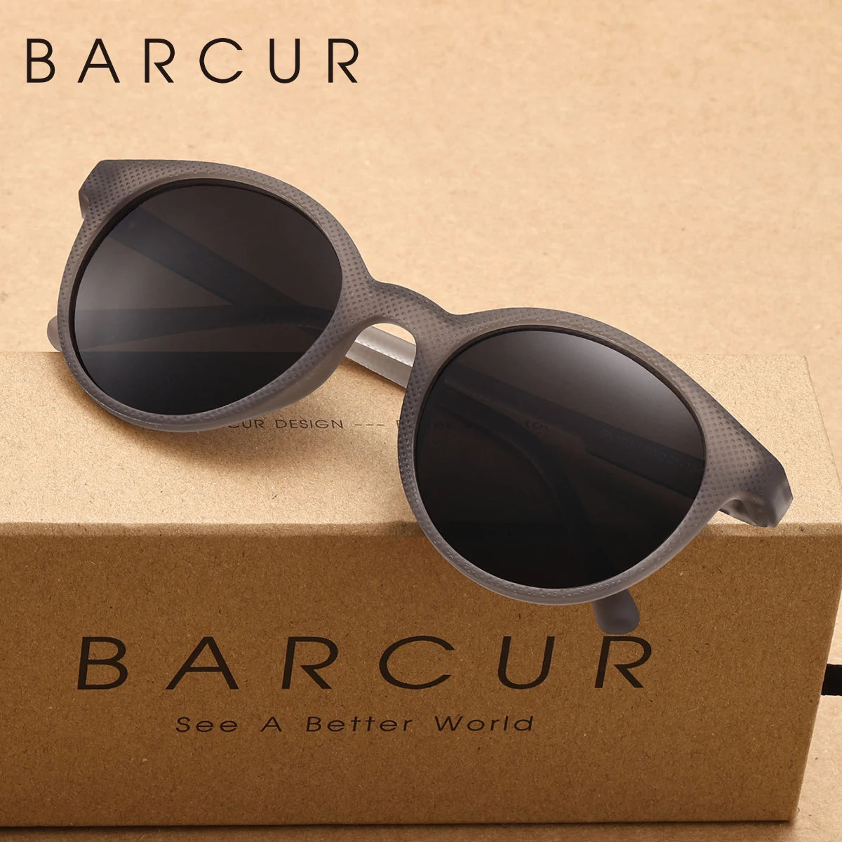 BARCUR Exquisite Classic Men's Sunglasses PC Oval Frame Holiday Event Party Brand Packaging UV400 Women's Sunglasses