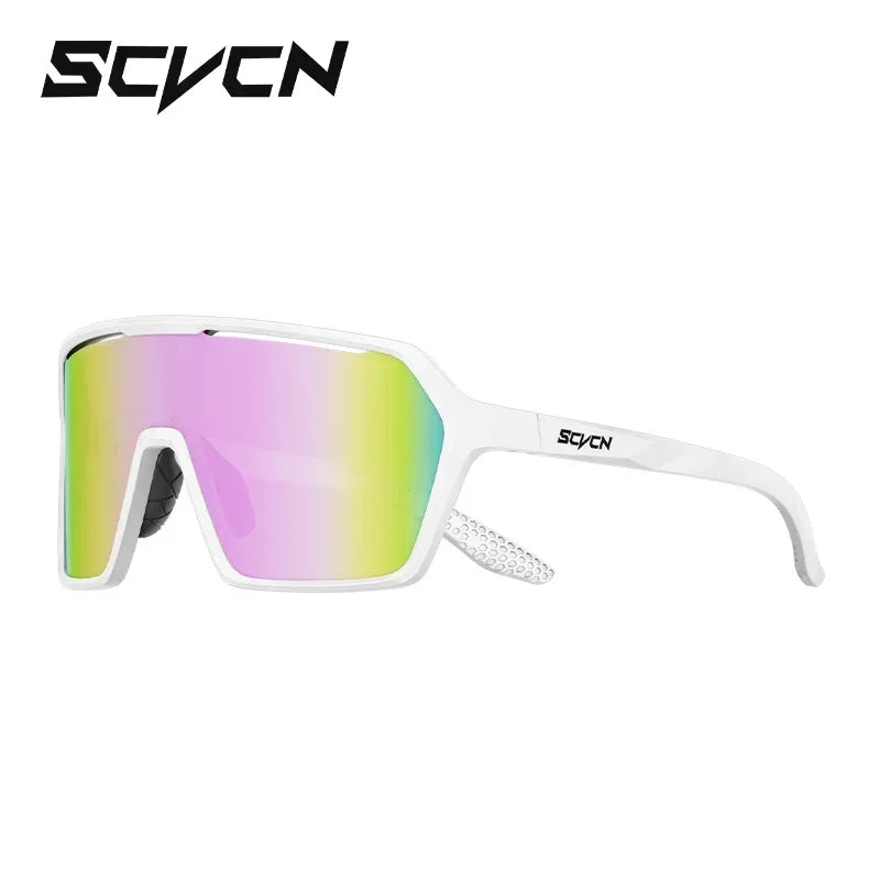 SCVCN Sunglasses for Men Cycling Glasses Fashion Photochromic Women Bike Mountain Road Bicycle Eyewear Cycle Goggles UV400 MTB