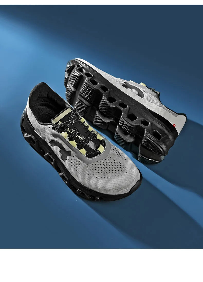 Outdoor Tennis Men Shoes Soft Sole Breathable Casual Sports Shoes Mesh Surface Breathable Cushioned Running Shoes Sneakers