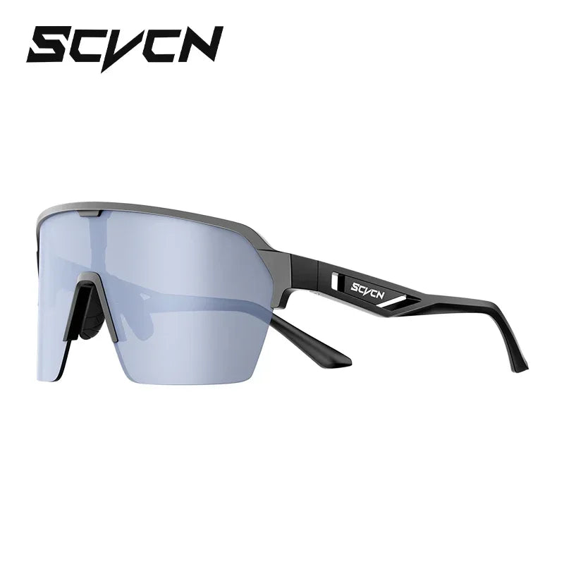 SCVCN New Outdoor Sunglasses Men Road Driving Bike Cycling Glasses Sports Hiking Running Women Bicycle Cycling UV400 Goggles