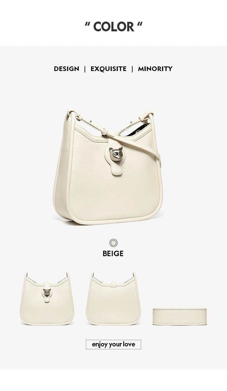 2025 CAT LUXURY BRAND NEW WOMEN'S SHOULDER BAG TRENDING RETRO STYLE VINTAGE CROSSBODY PURSE UNISEX MESSENGER BAGS