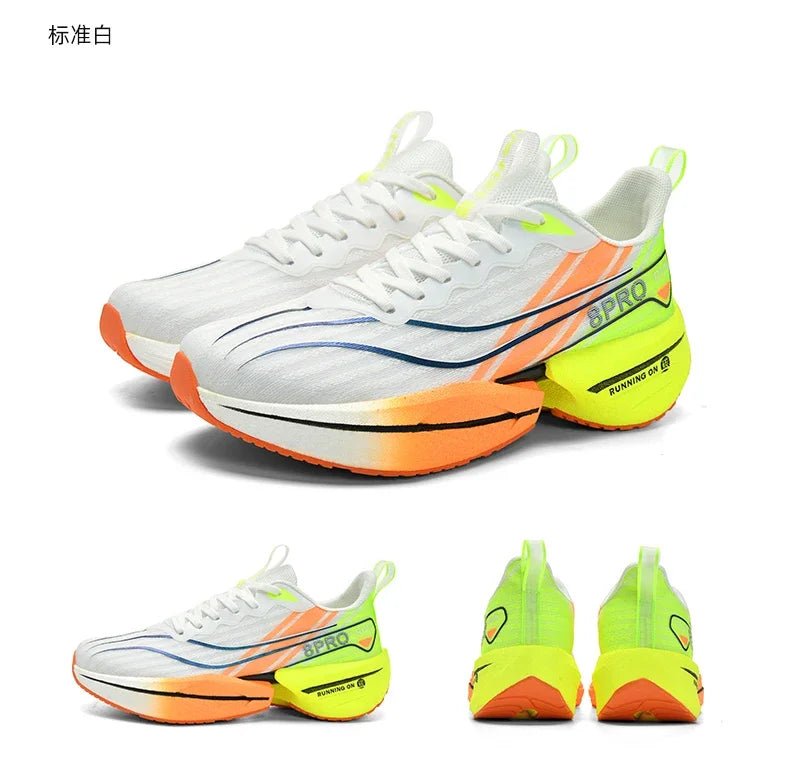 Marathon Sports Running Shoes Men Breathable Lightweight Women's Comfortable Athletic Nonskid Leisure Outdoor Hiking Sneakers