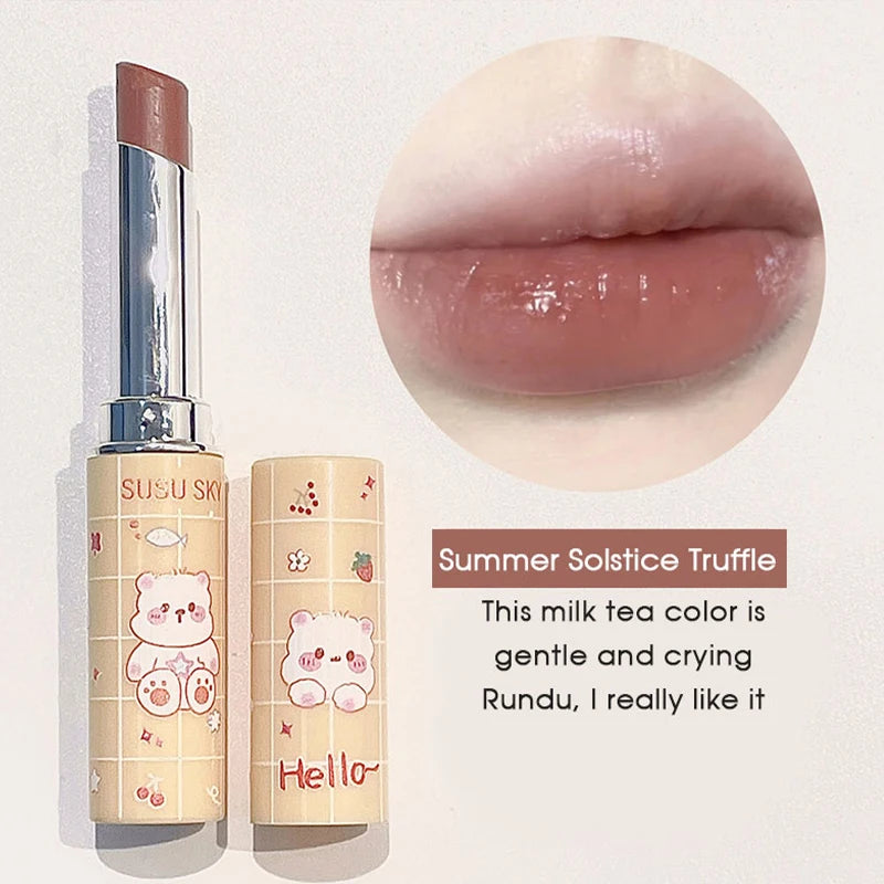 Cute Paradise lipstick Moisturizing&Moisturizing Lip Care Color Stain Free Lipstick Colored lipstick