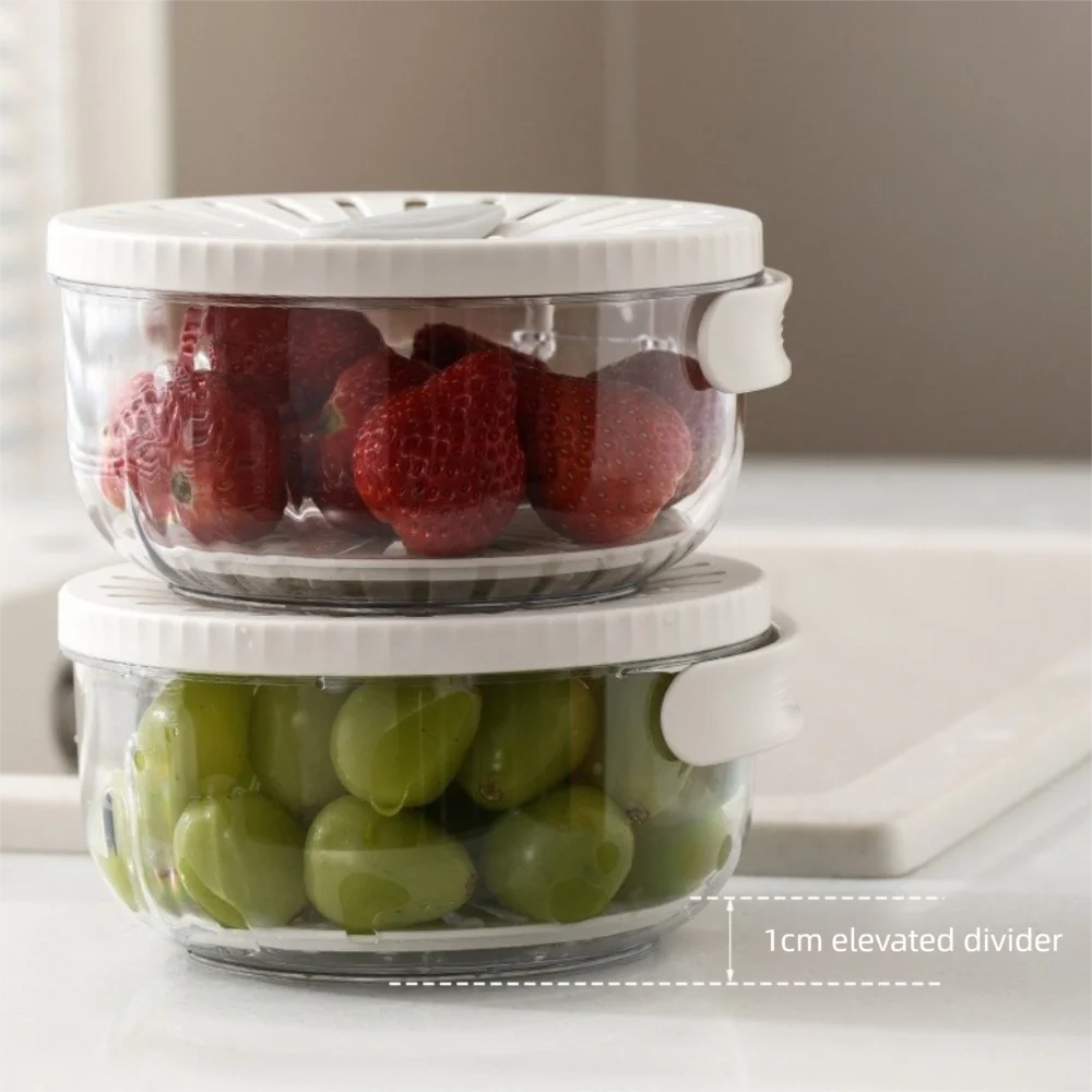 Folding Handle Rice Washing Drain Basket 2 In 1 with Lid Fruit Vegetable Washing Bowl Plastic Multi-function
