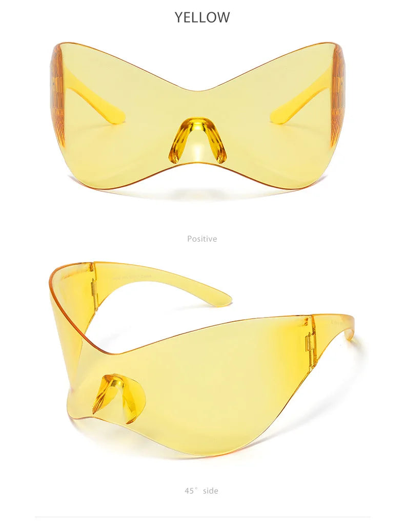 Fashion Hot Sunglasses Bike Cycling Glasses Sports for Men Road Bicycle UV400 Goggles Travel Glasses Outdoor Trendy Cool Glasses