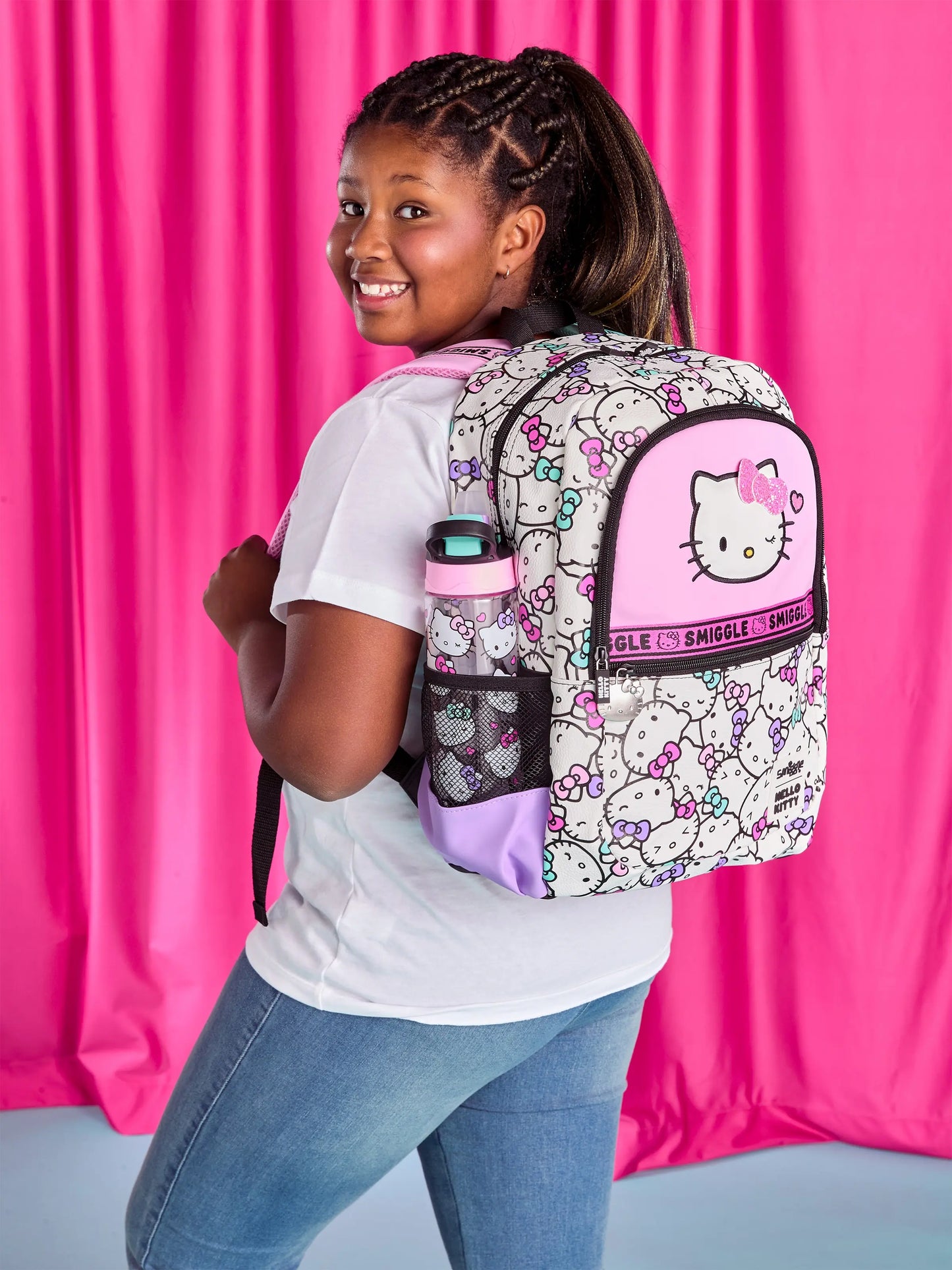 Genuine Australia Smiggle Backpack Hello Kitty School Bag Lunch Bag Water Bottle Student Gift Need To Purchase Individually