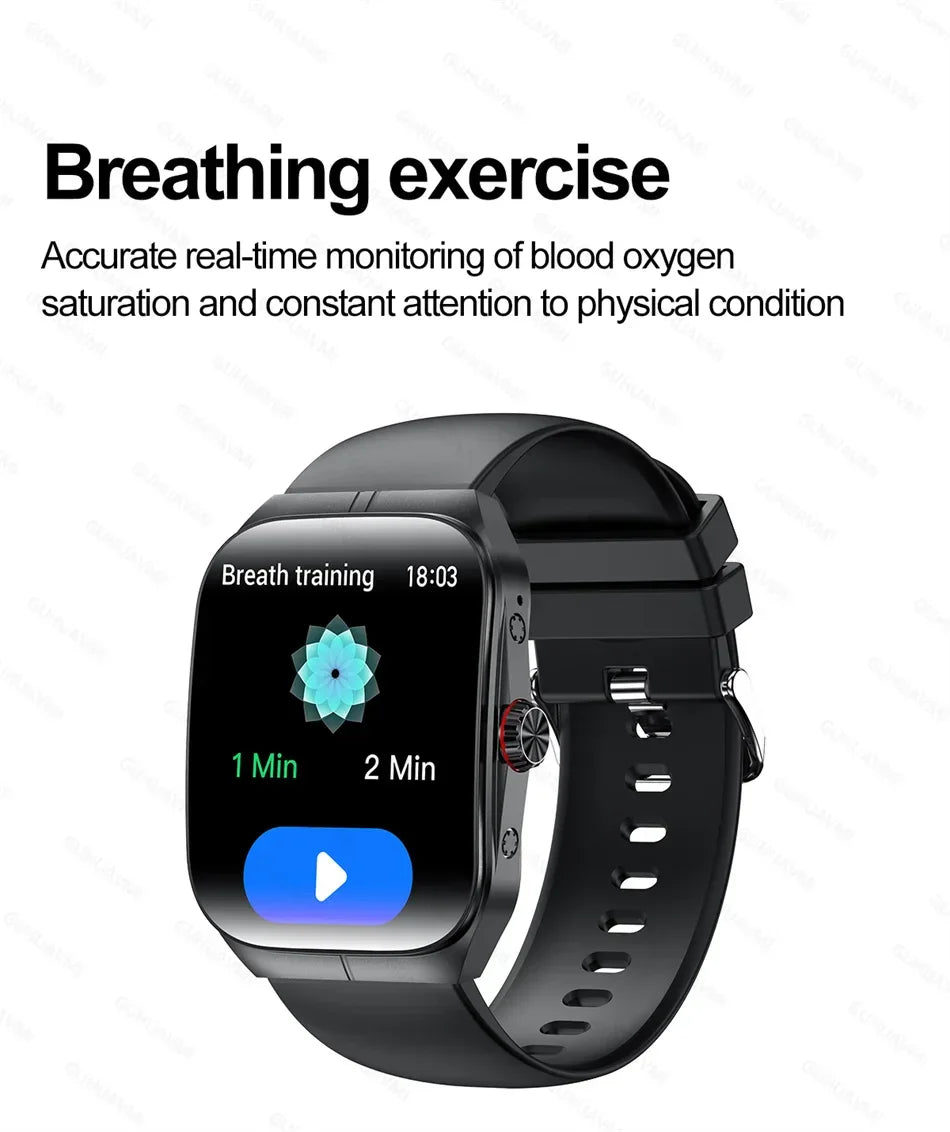 Smartwatch Men Women NFC AMOLED Screen Always Show Time Clock Bluetooth Call IP68 Waterproof Smart Watch Sport Fitness Bracelet