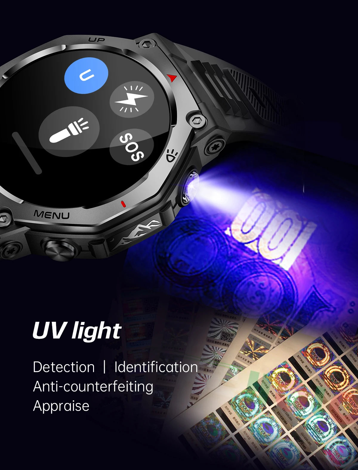 LIGE New 1.43 inch AMOLED Screen Smart Watch 525mAh Big Battery BT Call IPX8-5ATM Waterproof Sports Smartwatch For Android ios