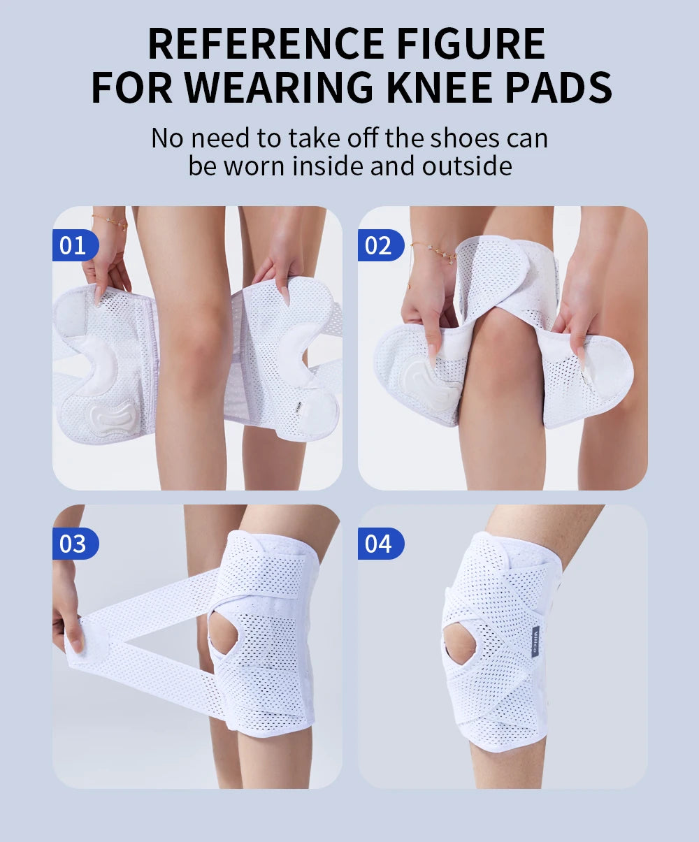 1PC Sports Kneepad Men Women Pressurized Elastic Knee Pads Arthritis Joints Protector Fitness Gear Volleyball Brace Protector