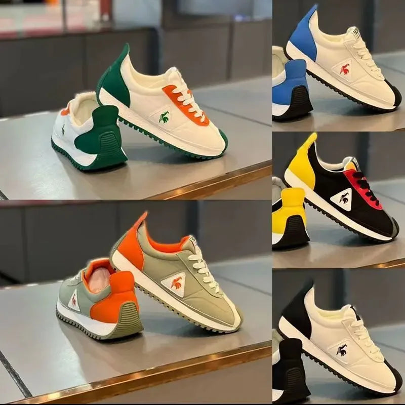 Official-website 2025 Men's Casual Sneakers Summer Comfortable Breathable Lace-up Running Shoes Men's Outdoor Soft-soled Shoes