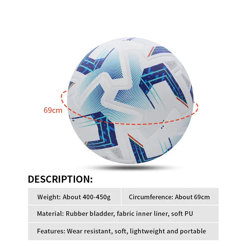 Soccer Ball Professional Standard Official Size 5 Seamless Football Soft PU Wear Resistant High Quality Match Training Balls
