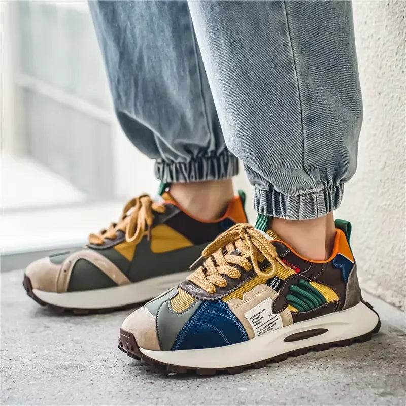 Trendy Men's Casual Running Shoes 2025 New Quality Fashion Sneakers for Mens Mesh Outdoor Tennis Training Shoes Tenis Masculino