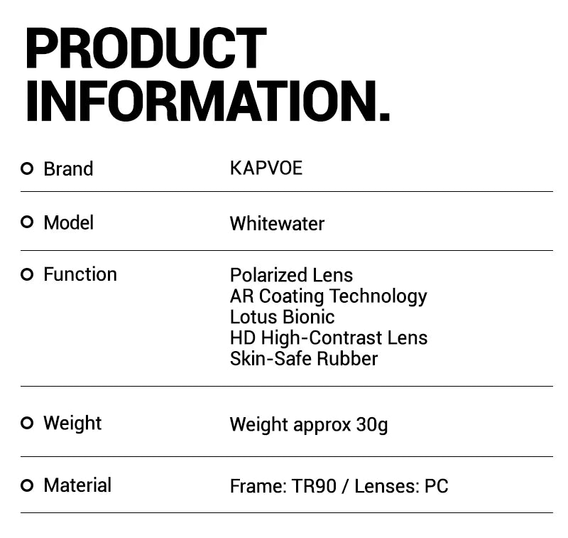 Kapvoe Polarized Outdoor Fishing Sunglasses Men Women MTB Road Bicycle Cycling Glasses Sports Camping Bike UV400 Fishing Goggles