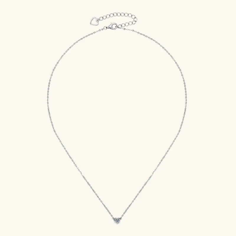 Lnngy 3mm 0.1ct Moissanite Diamond Necklace Bracelet Stud Earring For Women Simple Single Stone Earrings Bracelets Jewelry Set