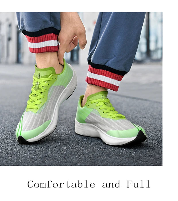 2023 New Full Palm Carbon Plate Running Shoes for Men and Women's Marathon Racing Shock Absorbing Sports Shoes Training Shoes