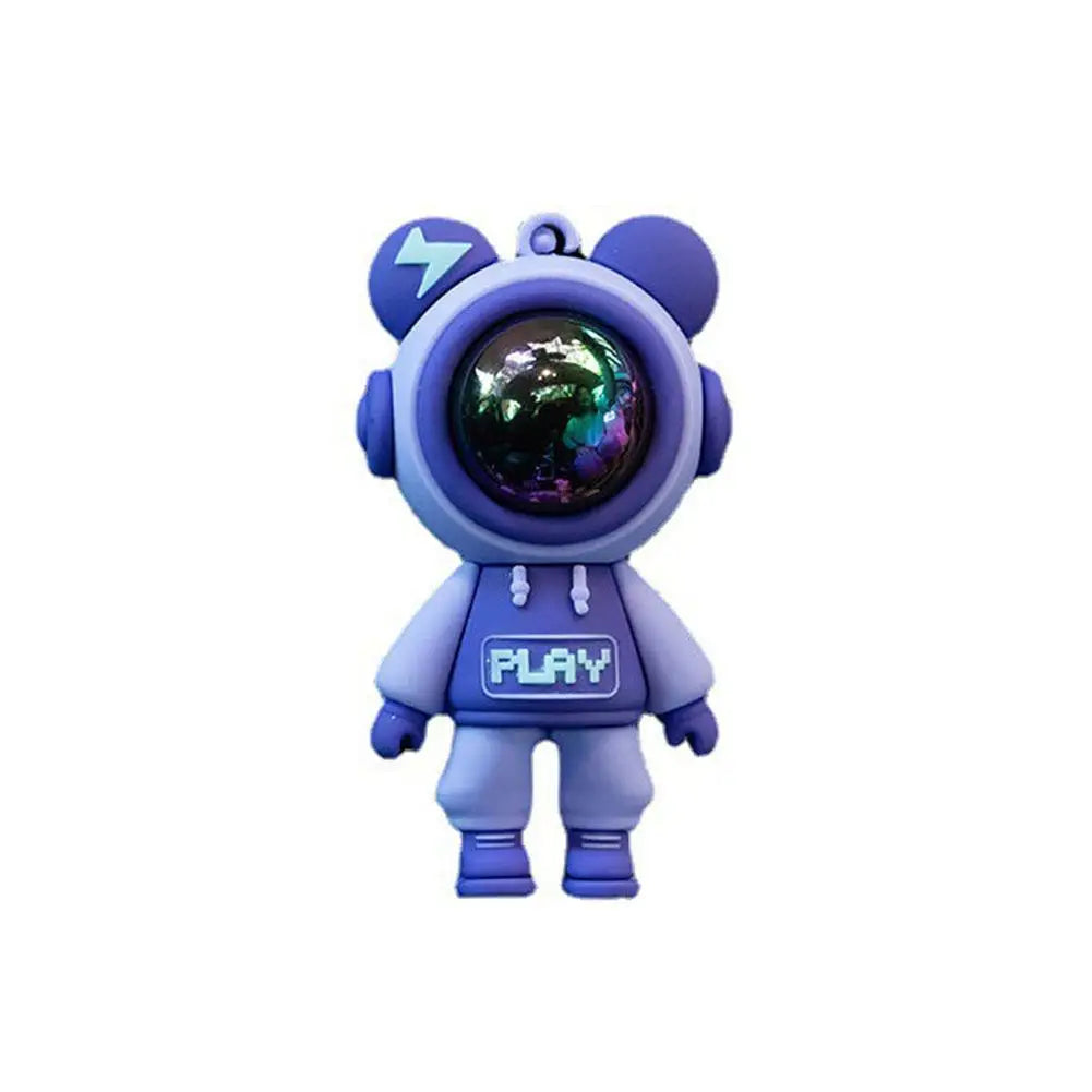 Car Air Outlet Perfume Tablets 3D Lightning Bear Air Conditioner Mouth Interior Decoration Products Car Deodorization Spaceman