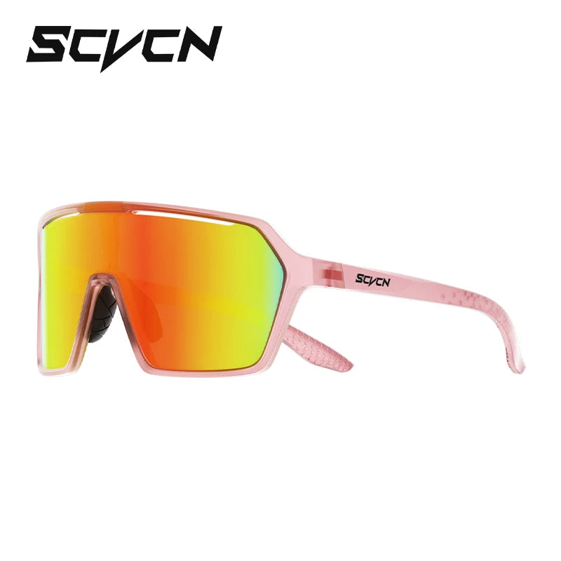 SCVCN Photochromic Sunglasses for Men Cycling Glasses UV400n Women Driving Glasses MTB Road Bike Sport Eyewear Running