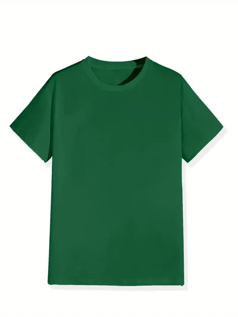 Men’s Summer 100% Cotton Casual T-Shirt Oil Painting Print | Loose Fit | Breathable Comfort