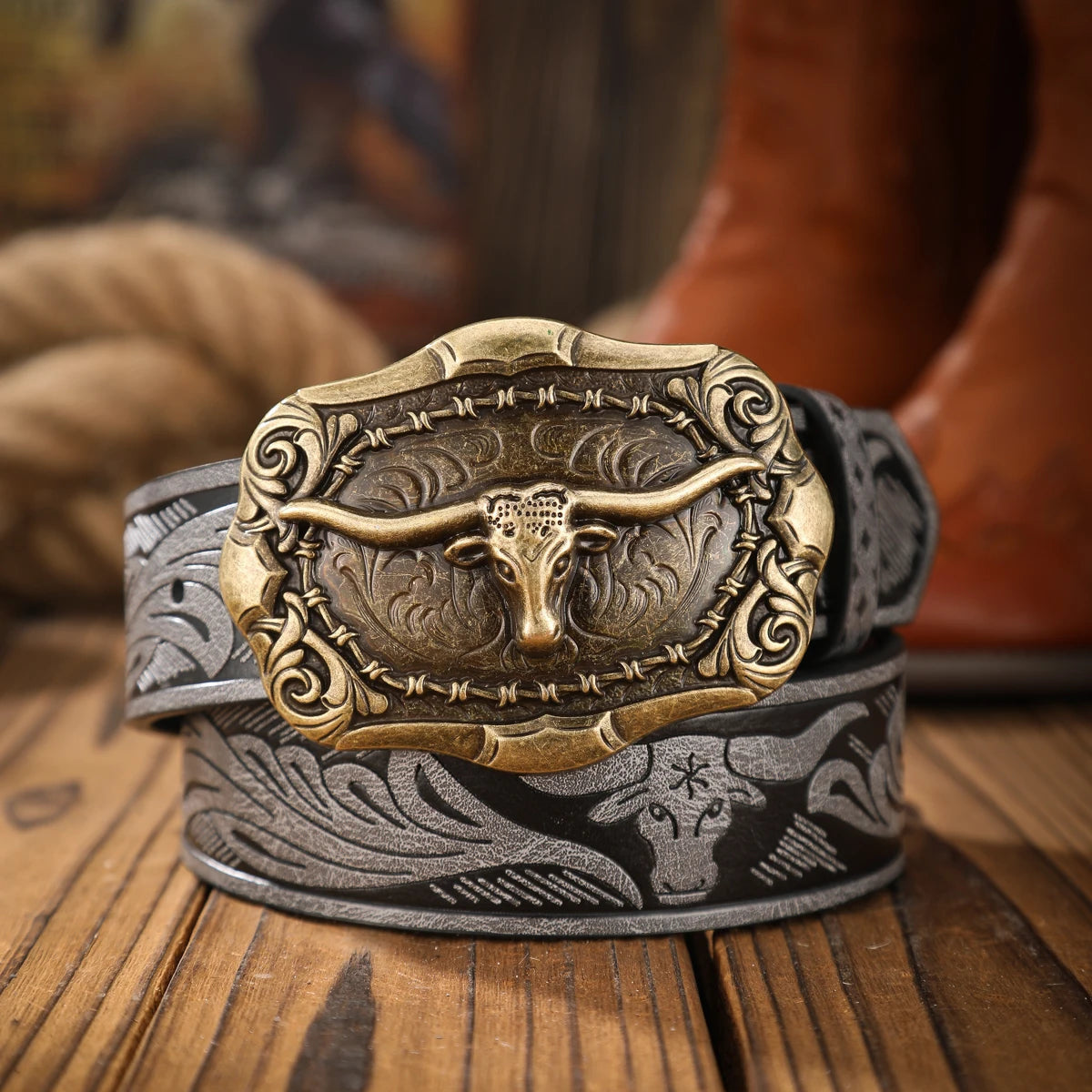 Vintage meets fashion! PU alloy buckle belt, suitable for both men and women, to create a personalized Western style