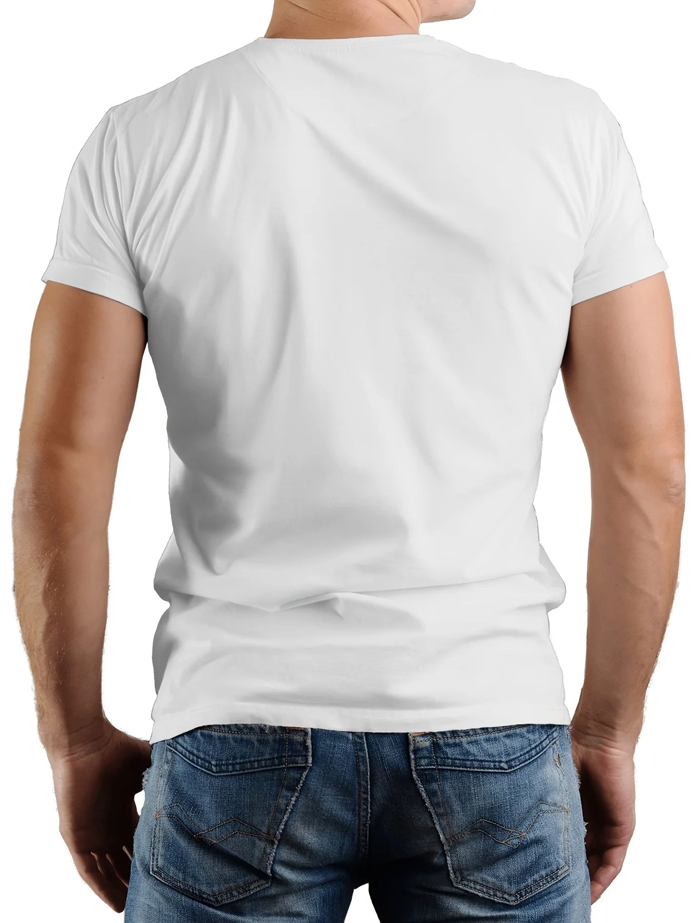 Men's summer 100% cotton π moon shaped planet astronaut π§βπ digging printed casual loose solid color multi-color optional sports round neck short sleeved T-shirt top