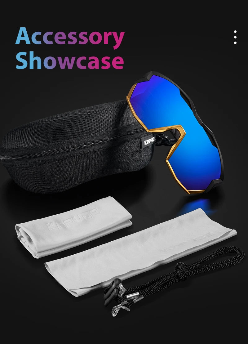 KAPVOE Hot Outdoor Cycling Sunglasses Men Women MTB Glasses Bike Cycling UV400 Goggles Bicycle Mountain Sports Hiking Eyewear