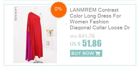 LANMREM Elegant Party Long Dress Women Many Colors Fashion Round Neck Batwing Sleeves Loose Dresses Fashion New Clothing 32C1950