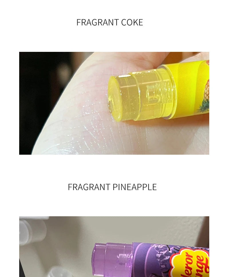 Fruit Moisturizing Lip Balm Grapes Makeup Jelly Lighten Lines Plump Lip Care Lip Tint Nude Lipstick Primer Colorless Lip Care