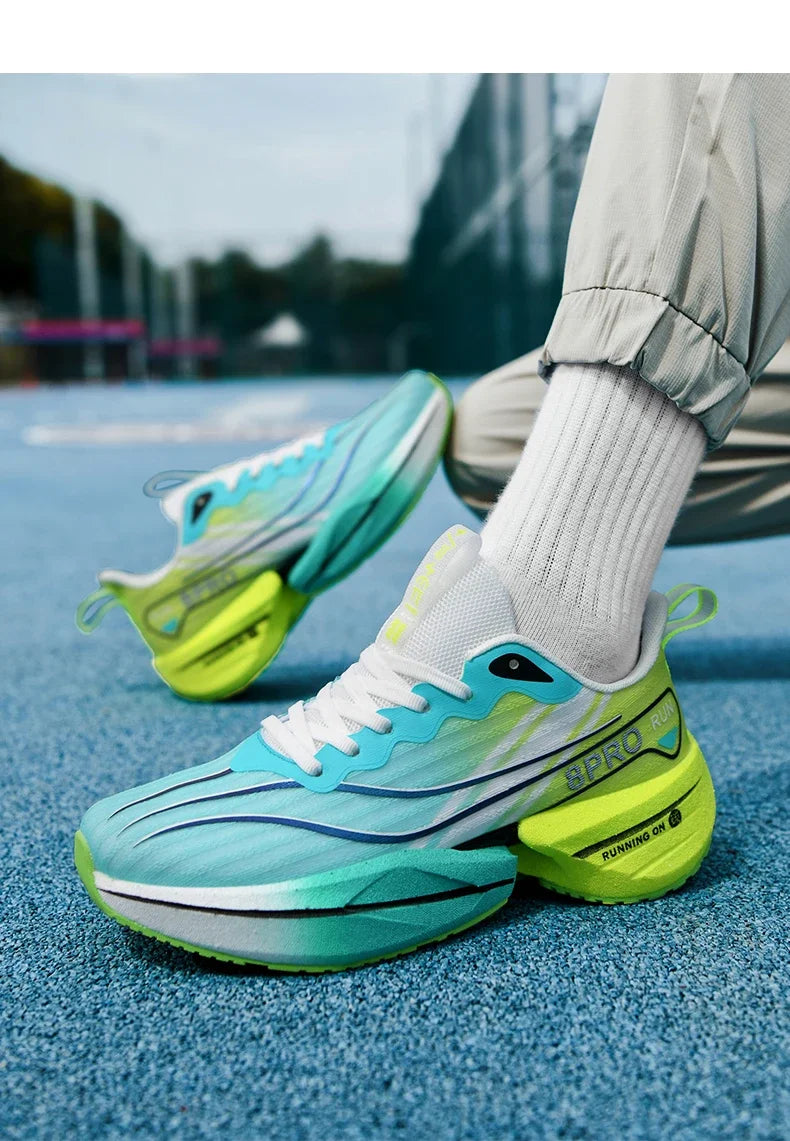 Marathon Sports Running Shoes Men Breathable Lightweight Women's Comfortable Athletic Nonskid Leisure Outdoor Hiking Sneakers