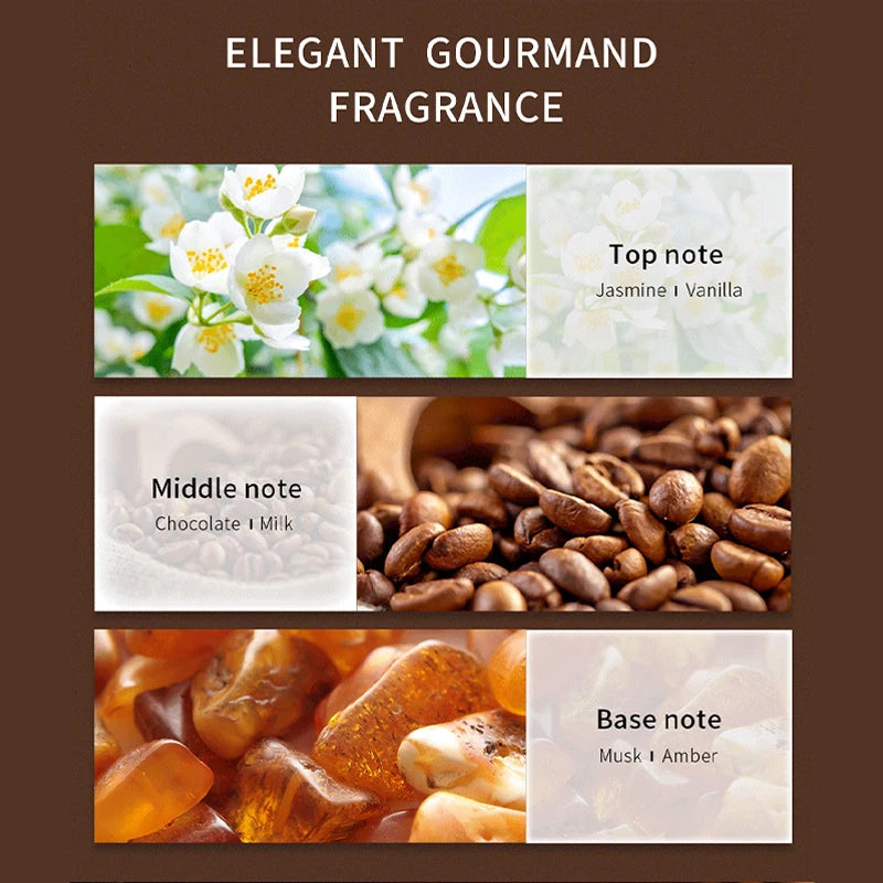 Woody Men's Perfume Fresh Natural Lasting Brand Charm Vitality Confidence Chocolate Coffee Coconut Irresistible Brand Perfume