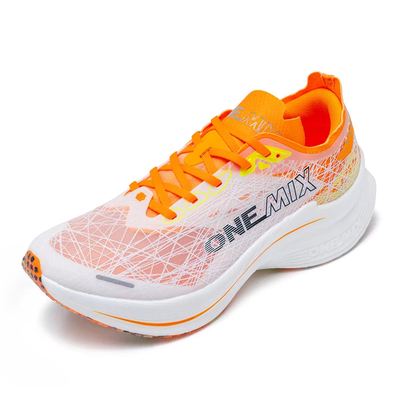 ONEMIX 2025 New Carbon Plate Marathon Running Shoe Pro Tests Stable Support For Shock-absorbing Ultralight Bounce Sneakers