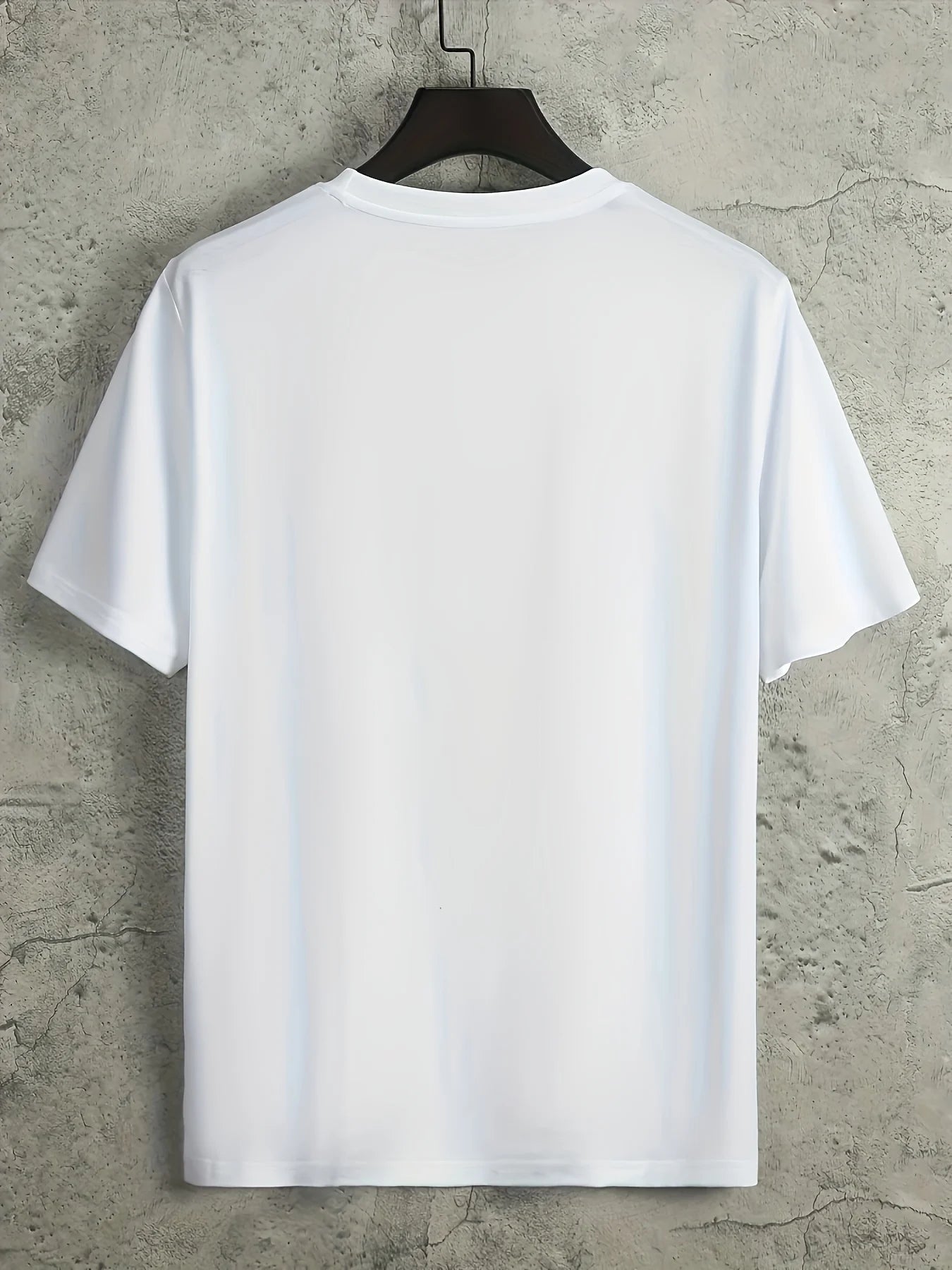 Men’s Summer 100% Cotton Casual T-Shirt,“Stay” Letter Print | Loose Fit | Round Neck | Breathable Comfort