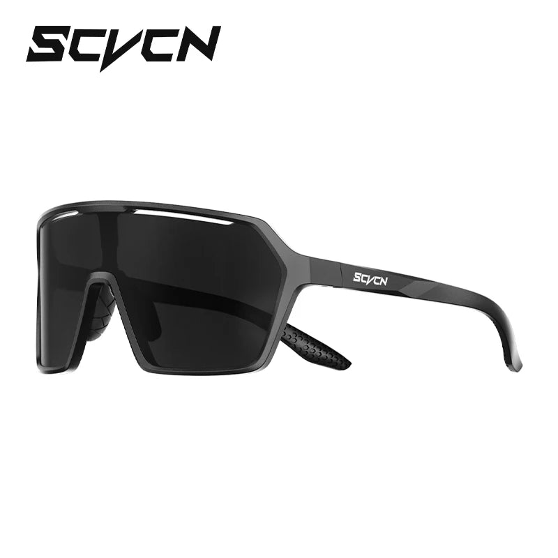 SCVCN Photochromic Sunglasses for Men Cycling Glasses UV400n Women Driving Glasses MTB Road Bike Sport Eyewear Running