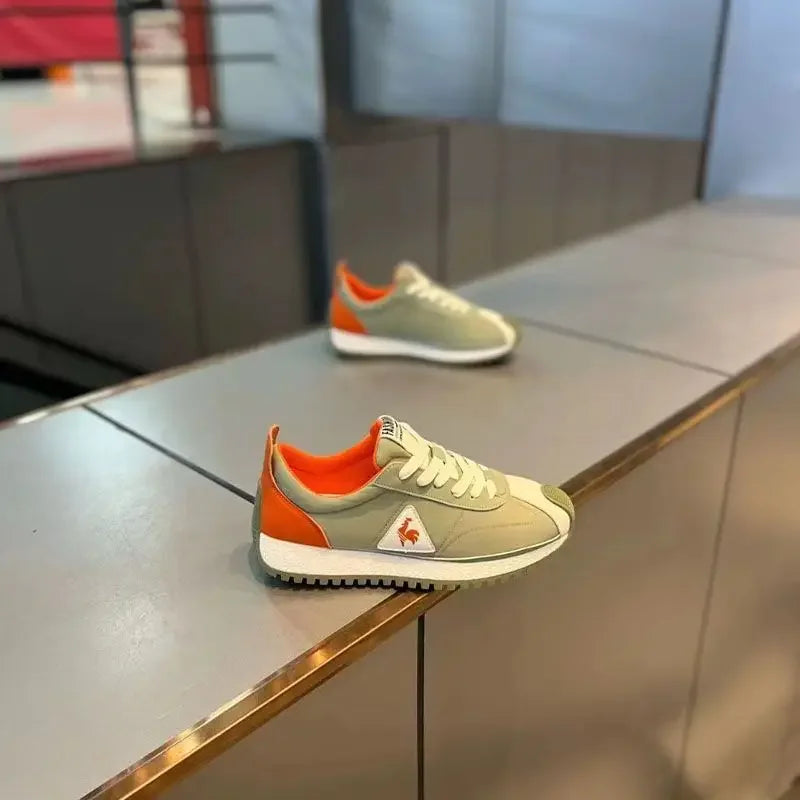 Official-website 2025 Men's Casual Sneakers Summer Comfortable Breathable Lace-up Running Shoes Men's Outdoor Soft-soled Shoes