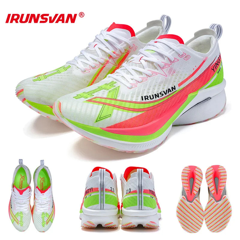 IRUNSVAN Shadow Wing 2.0 Carbon 2024 Sport Shoes Original Trendy Casual Sneakers Outdoor Marathon Running Shoes Men Unisex