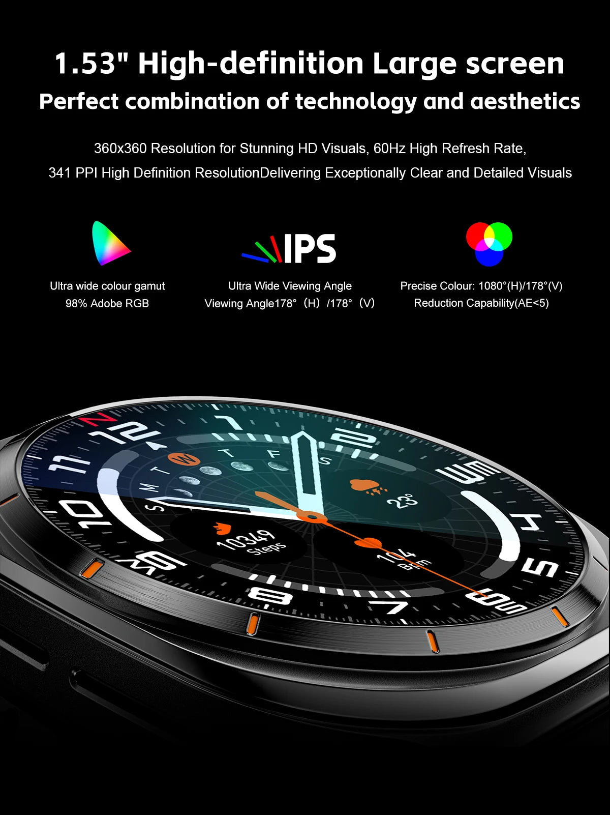 LIGE New Smart Watch With 2 in 1 TWS Wireless Headset Bluetooth Call 1.53" AMOLED Screen 400mAh IP67 Waterproof Sport Smartwatch