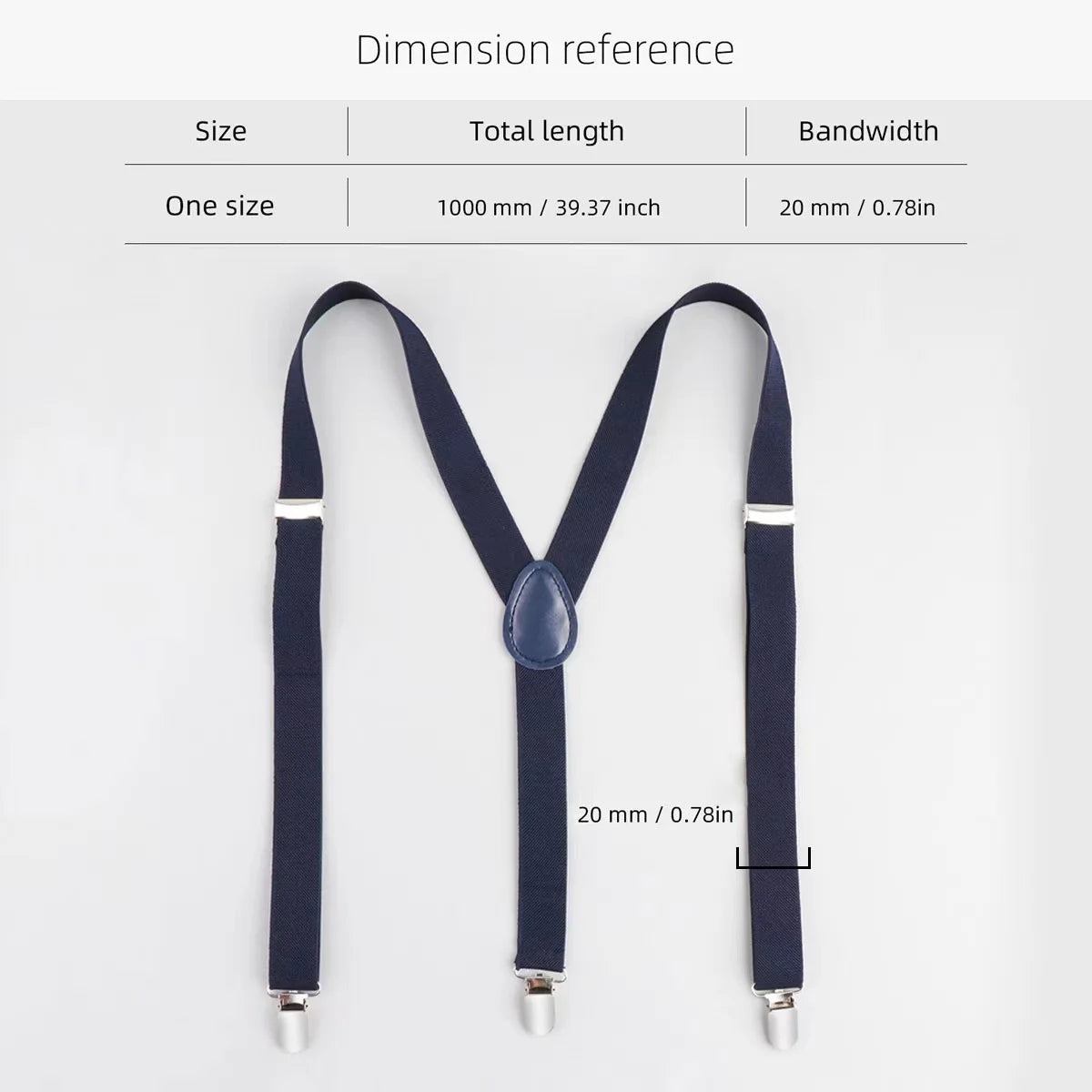 🎩 GrabliWorld Adjustable Y-Shape Suspenders – Unisex Classic Suit Accessory